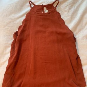 Boutique Tank Top with scallop neck